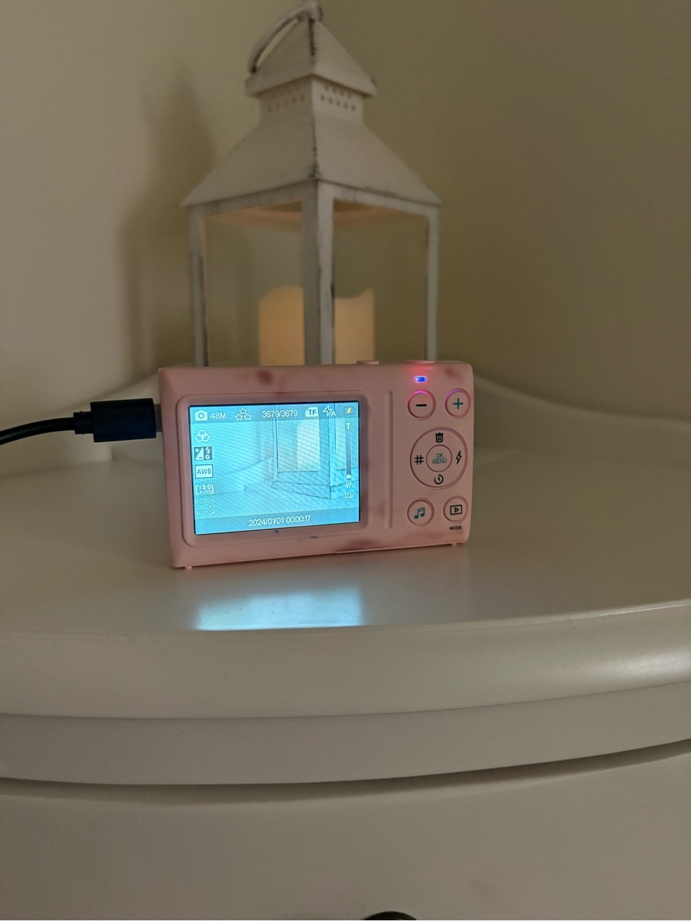 4K Pink Digital Camera with 64MP (comes with charger) - Picture 2 of 2